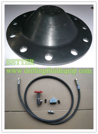 Rubber NBR Bladder PD45 Mud Pump Parts Certification API 7K ISO