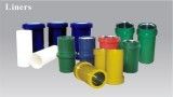 IDECO T-1000/T-800 Triplex Mud Pump Parts in Chrome Iron Sleeve Forging Alloy Steel Outer Shell
