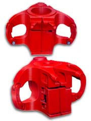 VARCO BJ TYPE A DRILL COLLAR ELEVATOR CENTER LATCH ELEVATOR ALLOY STEEL FORGED API 8C STD.