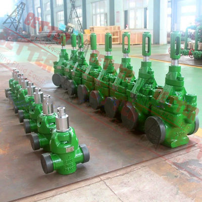 BETTER DEMCO DM TYPE MUD GATE VALVE, 5x4" 5000 PSI, XXH BW, STD,Alloy Steel, Equiv. to Cameron | J007421-2522110