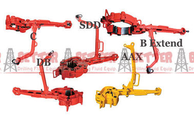 HT14, HT35, HT50, HT55, HT65, HT100, F, LF, C, B, DB, SDD MANUAL TONG ALLOY STEEL FORGED API 7K STD.