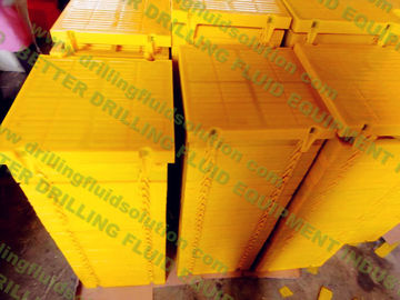 Polyurethane Screen Panel Shale Shaker Screens Yellow Red Green Blue Color for different working temperature