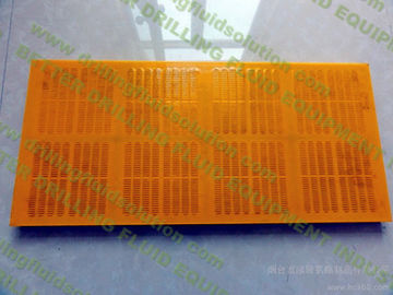 Polyurethane Screen Panel Shale Shaker Screens Yellow Red Green Blue Color for different working temperature