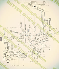 BJ TYPE SDD Manual Tong and Tong Dies Equivalent to NOV Varvo HT-100 Tong parts