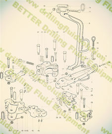 BJ TYPE DB Manual Tong and Tong Dies Equivalent to NOV Varvo HT-65 Tong Parts