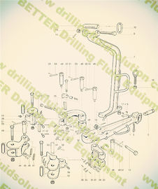 BJ TYPE B Manual Tong and Tong Dies Equivalent to NOV Varvo HT-55 Tong Parts