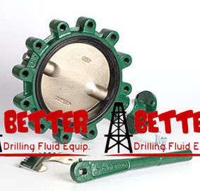 Lug Type Butterfly Valves CAMERON MUDKING DEMCO NE-C NE-I BFV Butterfly Valve Nickle Plate Ductile Iron Disc 416SS stem