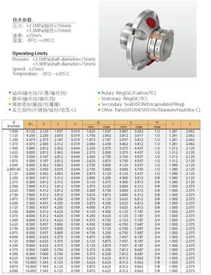 double cartridge mechanical seal